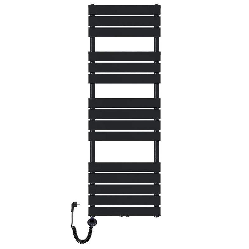 Nowoczesny grzejnik łazienkowy elektryczny Mila 1500x500 czarny