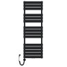 Nowoczesny grzejnik łazienkowy elektryczny Mila 1500x500 czarny