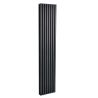 Grzejnik pionowy SQD czarny 1800 mm – stalowy, panelowy