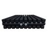 Grzejnik pionowy SQD czarny 1800 mm – stalowy, panelowy