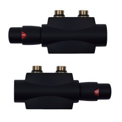 Grzejnik dekoracyjny C3 – pionowy grzejnik pokojowy czarny 1800 mm