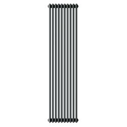 Grzejnik dekoracyjny C3 – pionowy grzejnik pokojowy czarny 1800 mm