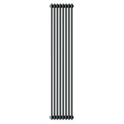 Grzejnik dekoracyjny C3 – pionowy grzejnik pokojowy czarny 1800 mm