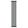 Grzejnik dekoracyjny C3 – pionowy grzejnik pokojowy czarny 1800 mm