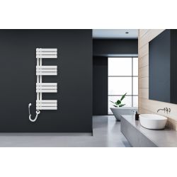 Grzejnik łazienkowy Sophia 1180 biały elektryczny 16