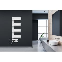 Grzejnik łazienkowy wodno-elektryczny Sophia 1180 biały 4