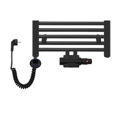 Grzejnik łazienkowy wodno-elektryczny TRM 800 czarny 3