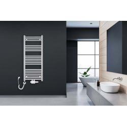 Grzejnik łazienkowy wodno-elektryczny TRM 1200 biały 4