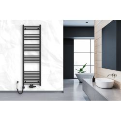 Grzejnik łazienkowy wodno-elektryczny TRM 1600 czarny 4