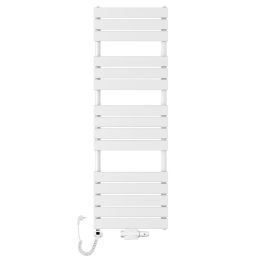Grzejnik łazienkowy wodno-elektryczny Mila 1500x500 biały 1