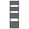 Grzejnik łazienkowy wodno-elektryczny Mila 1500x500 antracyt 2