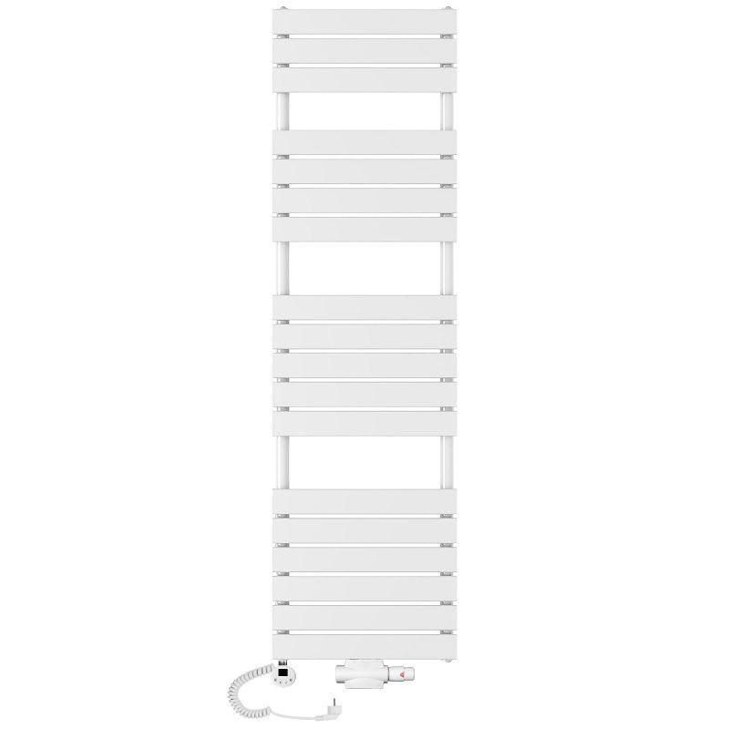 Grzejnik łazienkowy wodno-elektryczny Mila 1800x500 biały 1