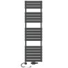 Grzejnik łazienkowy wodno-elektryczny Mila 1800x500 antracyt 1
