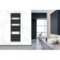 Grzejnik łazienkowy Mila 1500x500 czarny 5