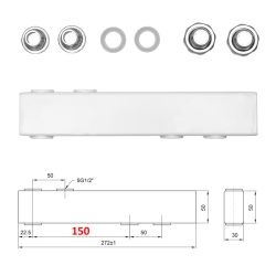 adapter sophia biały