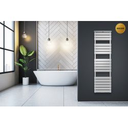 Grzejnik łazienkowy Mila 1800x500 biały z półką grzewczą 13
