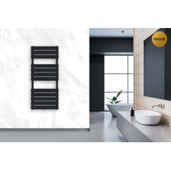 Grzejnik łazienkowy Mila 1200x500 czarny
