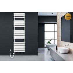 Grzejnik łazienkowy elektryczny Mila 1800x500 biały