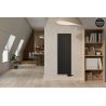 Grzejnik Julia 1800 Czarny podwójny - podłączenie dolne lewe / dolne prawe