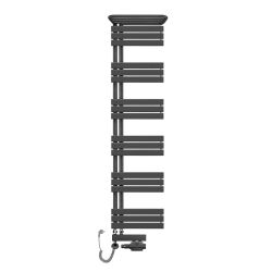 Sophia 1880x500 antracyt – grzejnik łazienkowy z półką na ręczniki